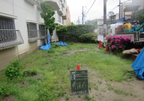 マンションの開発公園改修工事