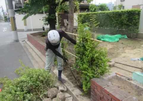 マンションの開発公園改修工事