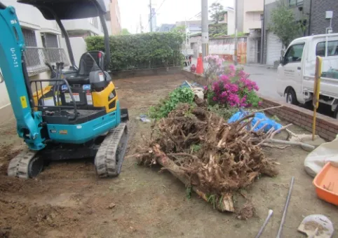 マンションの開発公園改修工事